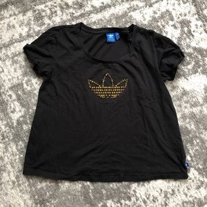 Adidas studded logo t-shirt